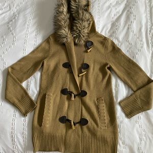 LAST CHANCE! Michael Kors fur trimmed sweater